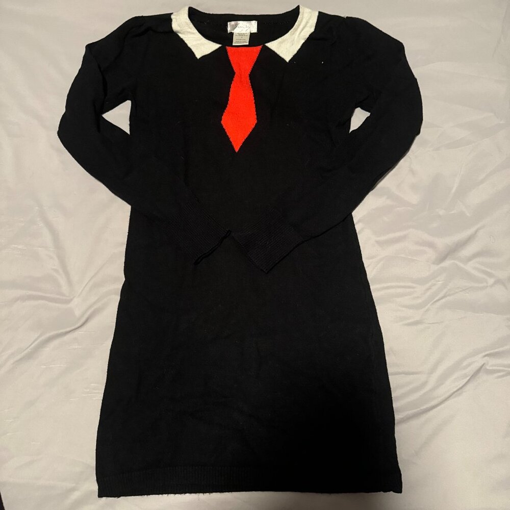 Freeway - black tie novelty dress - S